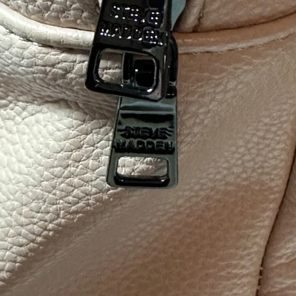 Steve Madden Logo Backpack Shoulder Bag Purse Blush Pink - Picture 5 of 12